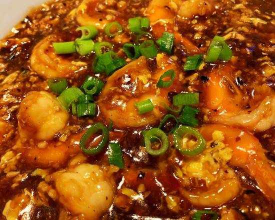 90. 蝦龍料 Crevettes à la sauce homard Shrimps in Lobster Sauce